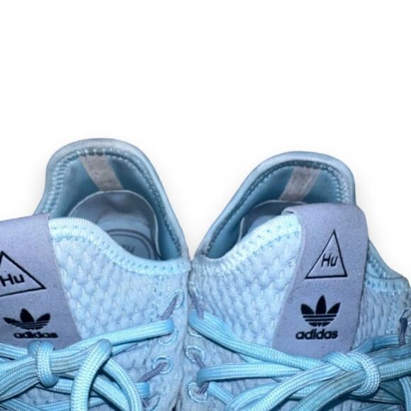 Adidas Tennis Hu X Pharrell Williams Ice Blue CP9802 Youth 7 Women's 8 - Picture 11 of 11